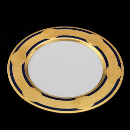 Baroque Gold Band Plate