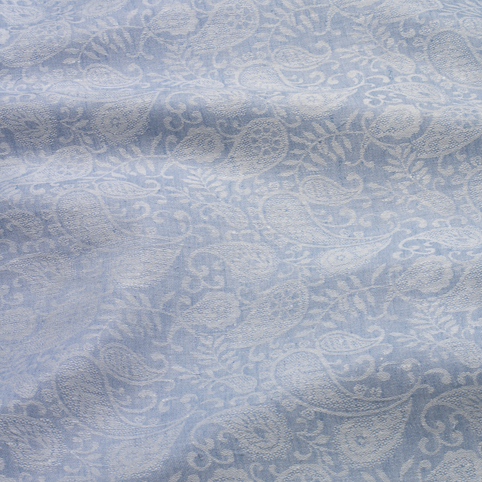 Volga Ice Blue Paisley Cloth