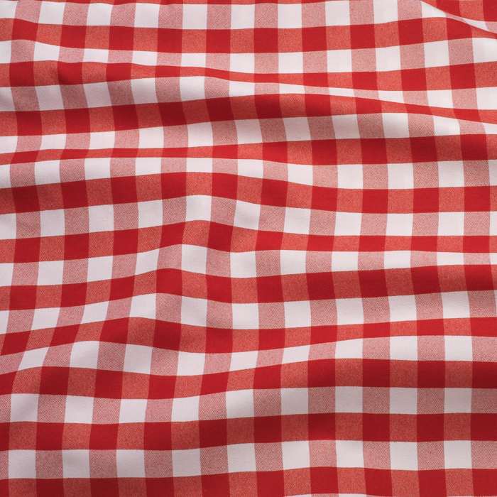 Gingham Red