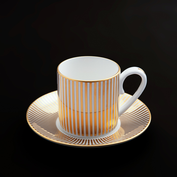 Solis Gold Demi Tasse & Saucer