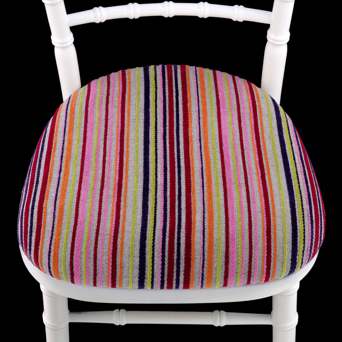 Seat Pad Candy Stripe