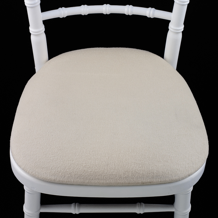 Seat Pad Ivory Draylon