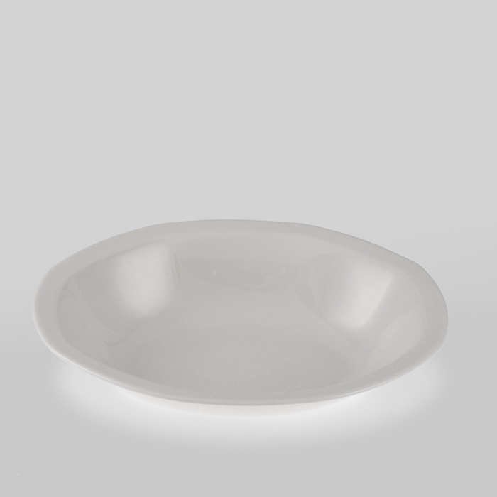 Vegetable Dish Oval White