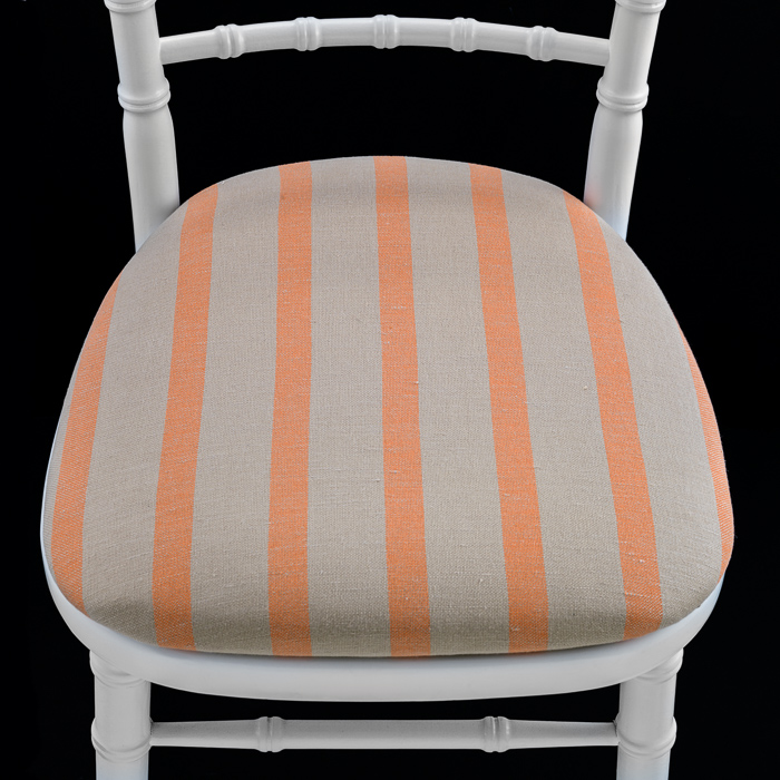 Seat Pad Miro Natural/Mandarin