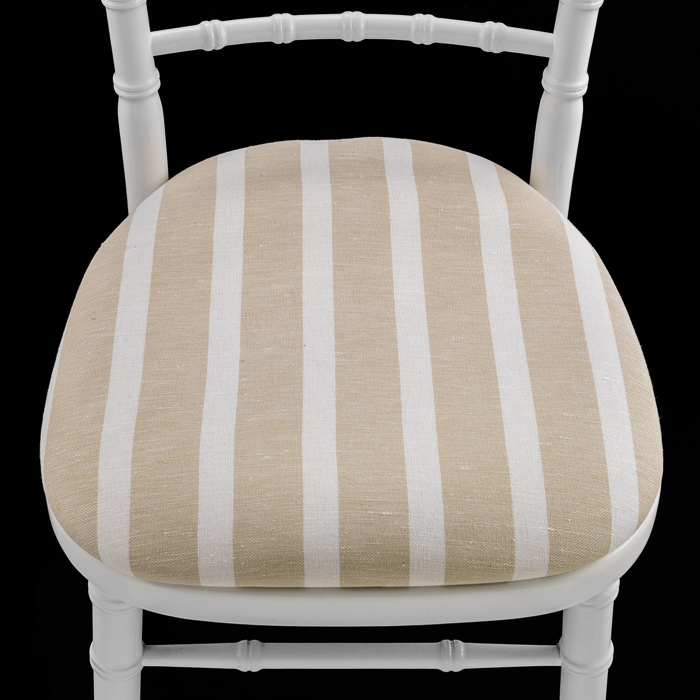 Seat Pad Miro Natural/White