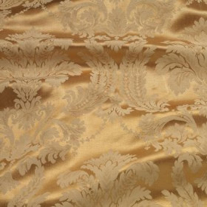 Gold damask chair cover