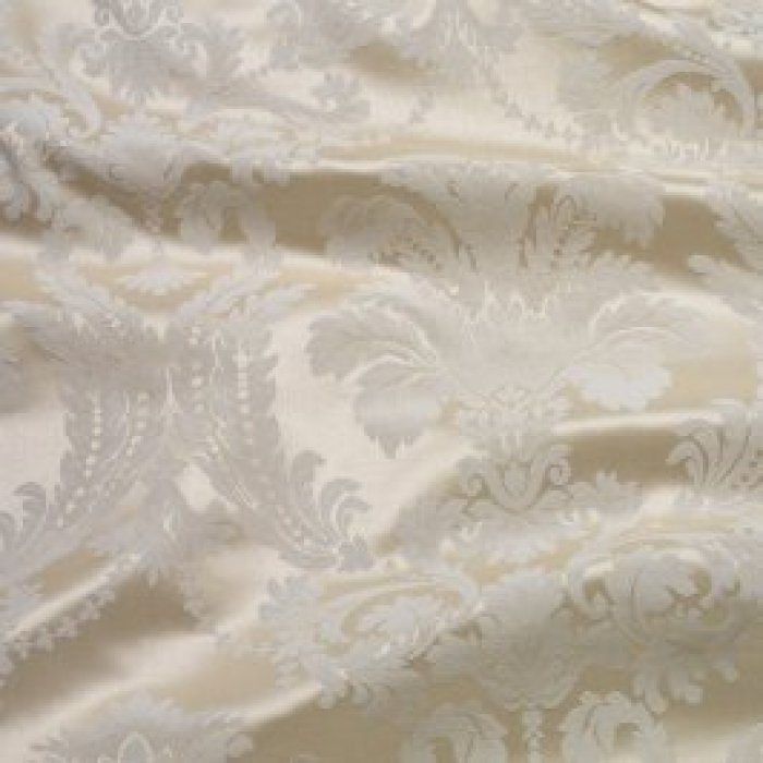 Ivory damask chair cover