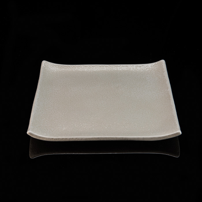 Thai Square Ivory Plate