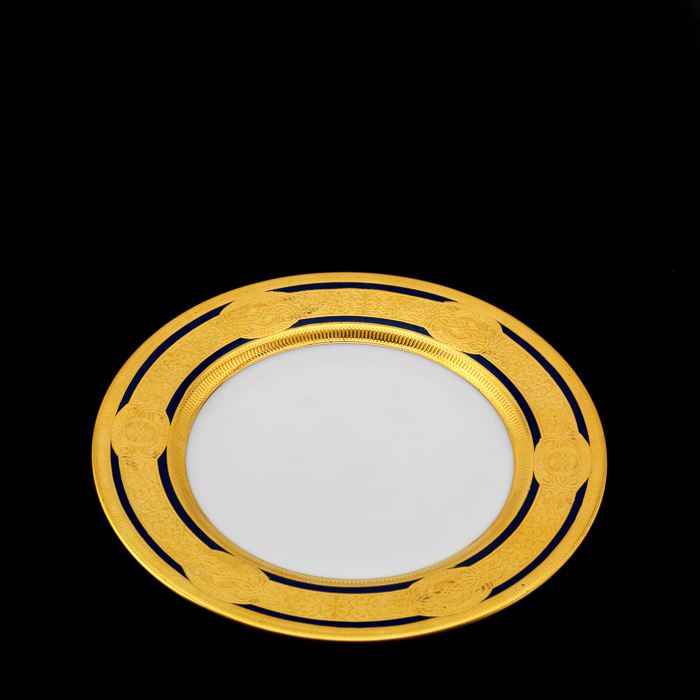 Baroque Gold Band Plate