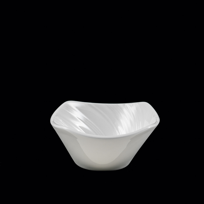 Canape Bowl Spiral Square