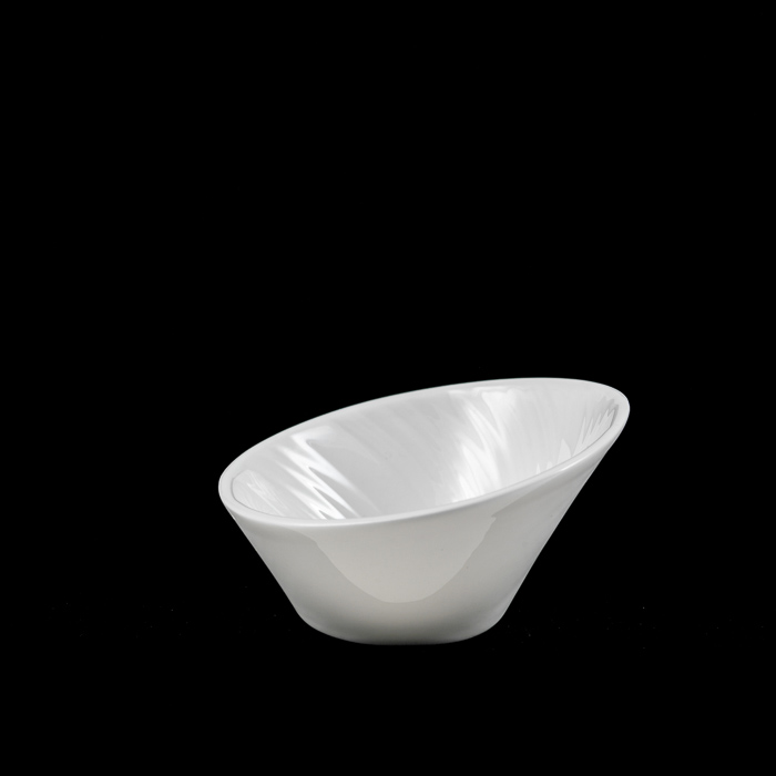 Canape Bowl Spiral Round Angular