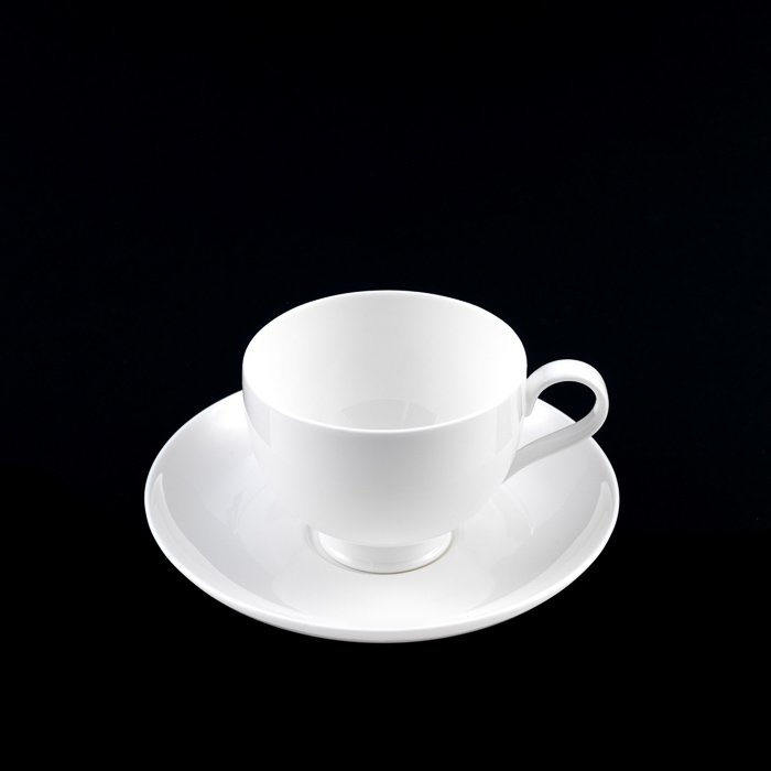 Royal White Tea Cup & Saucer