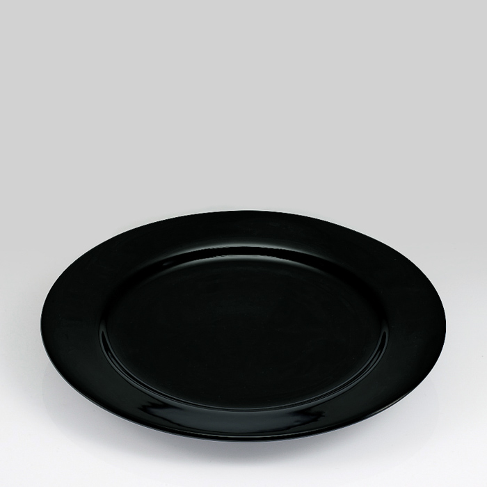 Black Charger Plate