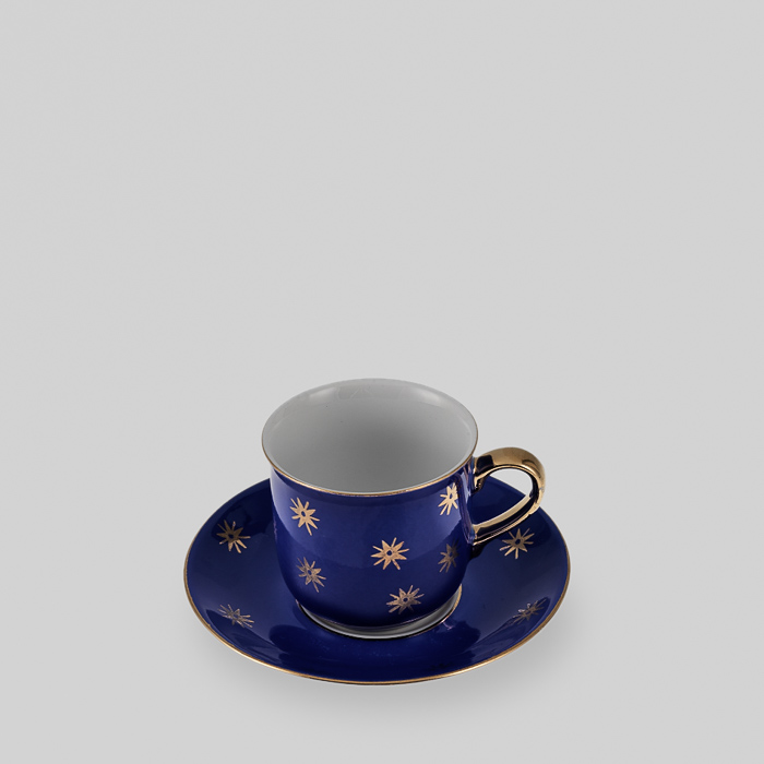 Demi Tasse & Saucer Star Blue