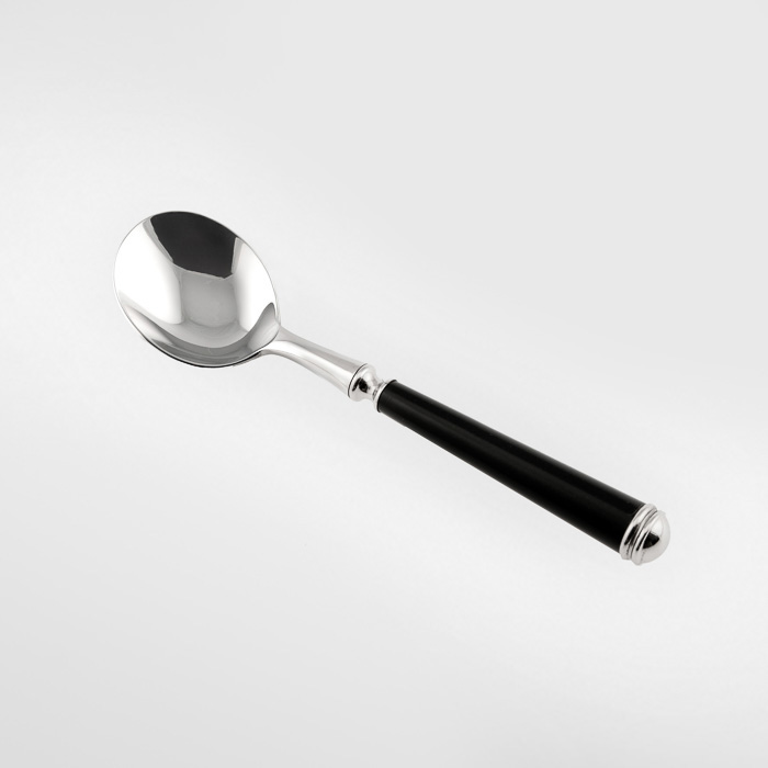 Ebony Soup Spoon