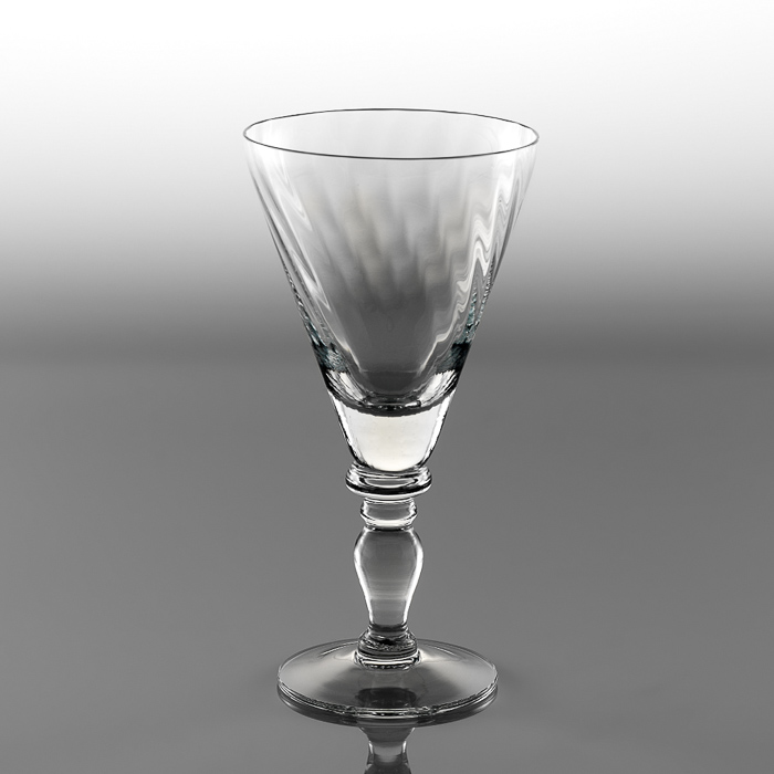 Venetian Clear Water Glass