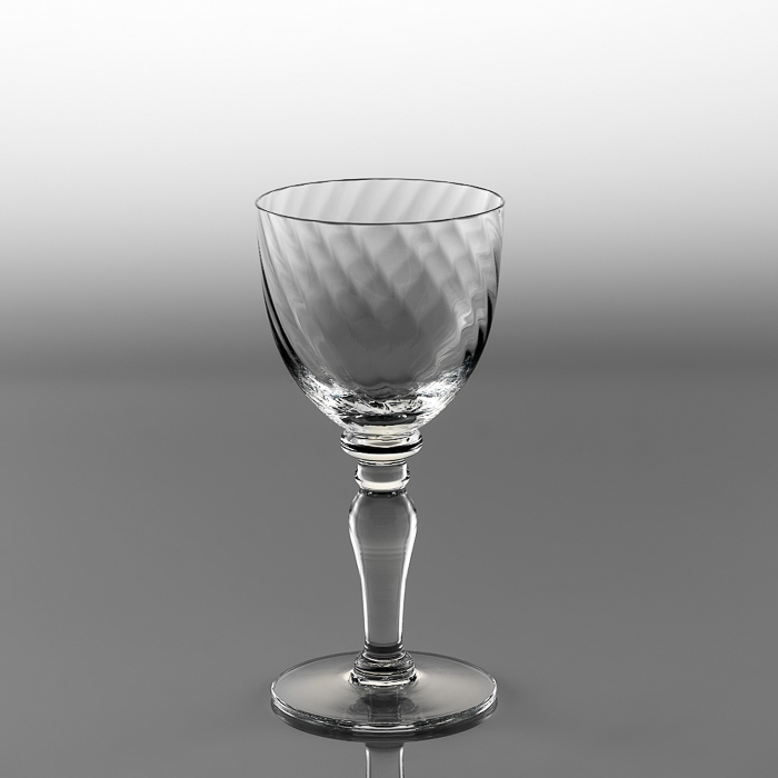 Venetian Clear Red Wine Glass