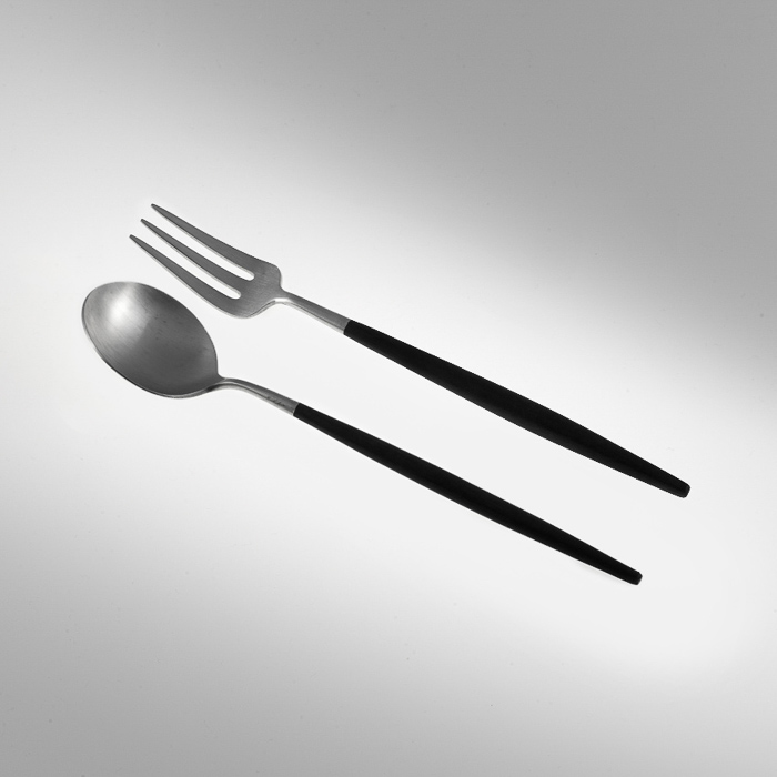 Athena Black Serving Set