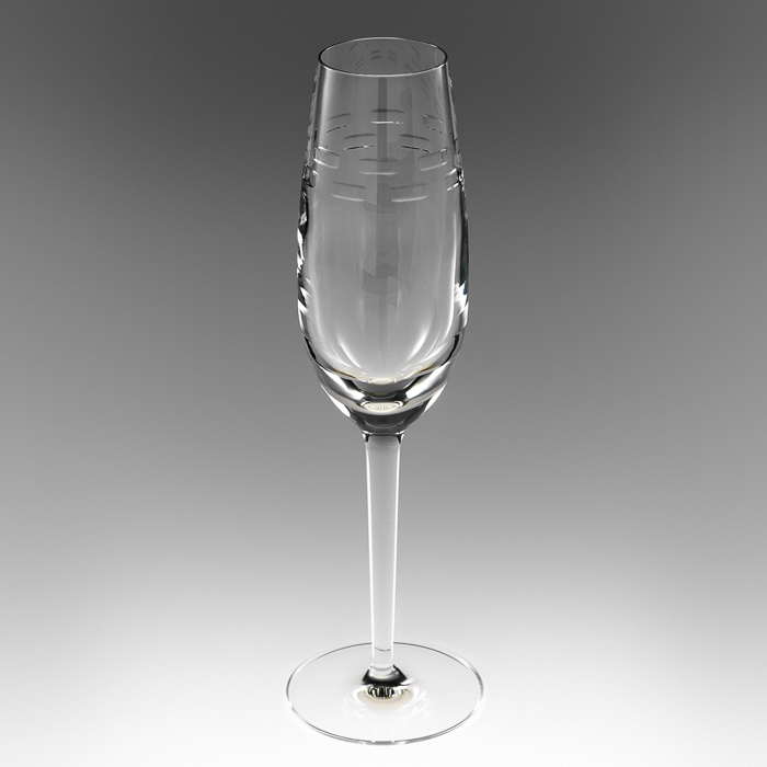 John Rocha Flow Champagne Flute