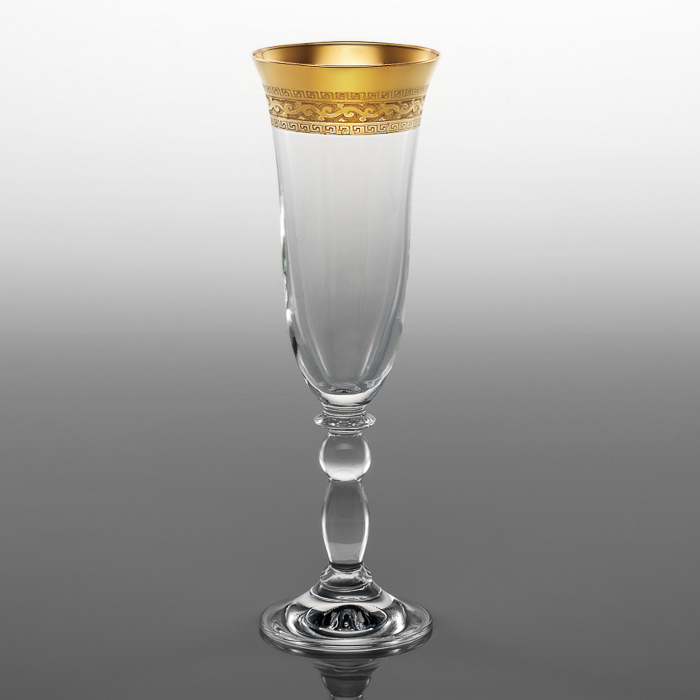 Baroque Gold Champagne Flute