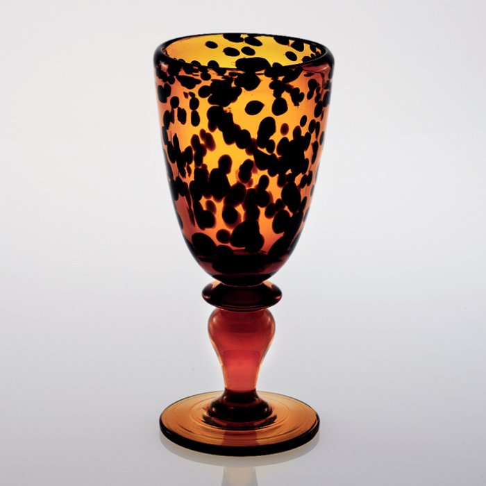 Leopard Water Goblet