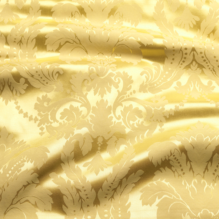 Damask Canary Cloth