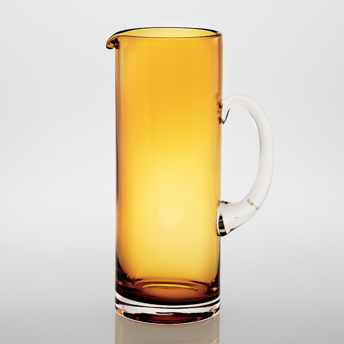 Harlequin Jug Amber