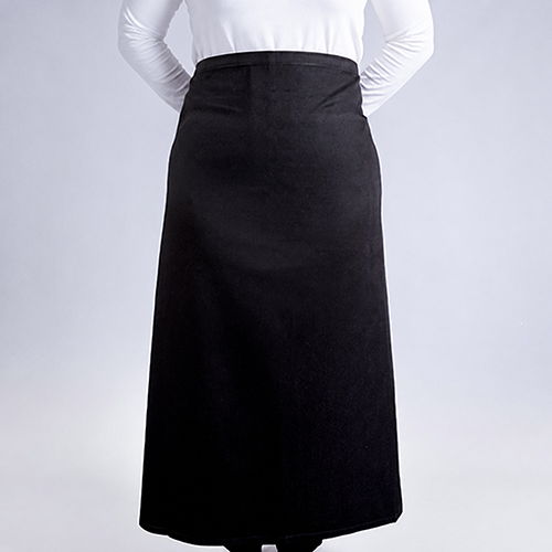 Apron Waist Length Black