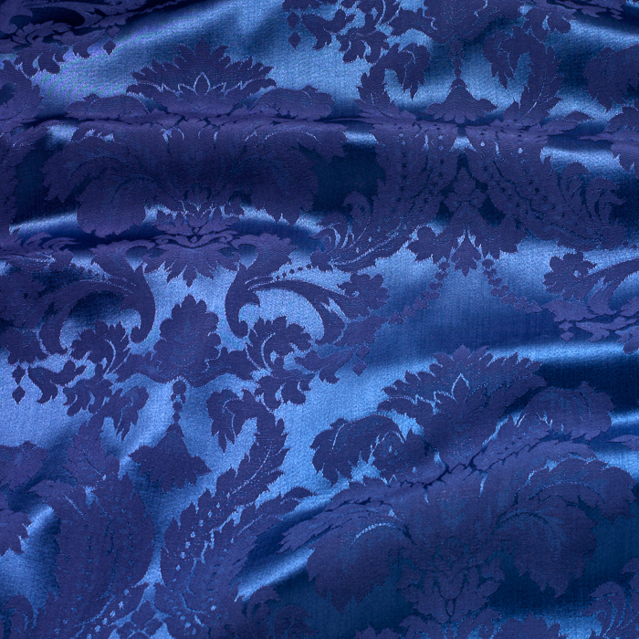 Damask Peacock Blue Cloth