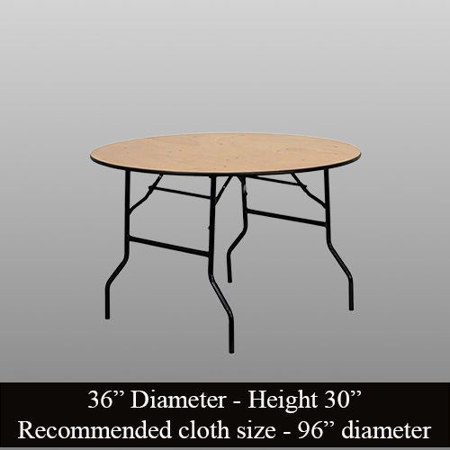 3' Round Table